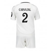 Real Madrid Daniel Carvajal #2 Hemmatröja Barn 2024-25 Kortärmad (+ Korta byxor)